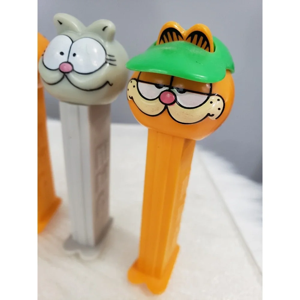 Lot 4 PEZ Variety Garfield The‎ Cat Dispenser